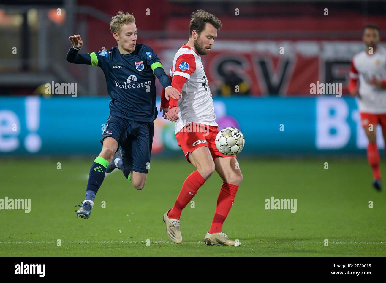 UTRECHT, NETHERLANDS - JANUARY 30: Dean Huiberts of PEC Zwolle v Sander van  de Streek of FC Utrecht during the Dutch Eredivisie match between FC Utrec  Stock Photo - Alamy