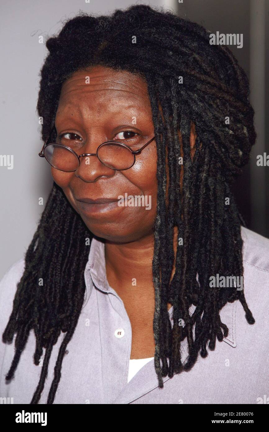 Whoopi Goldberg attends the Academy of Motion Picture Arts and Sciences 'Monday Nights with Oscar' screening of the 1985 Best Picture nominee, 'The Color Purple', at the Academy Theater in New York City, NY, USA on April 16, 2007. Photo by Gerald Holubowicz/ABACAPRESS.COM Stock Photo