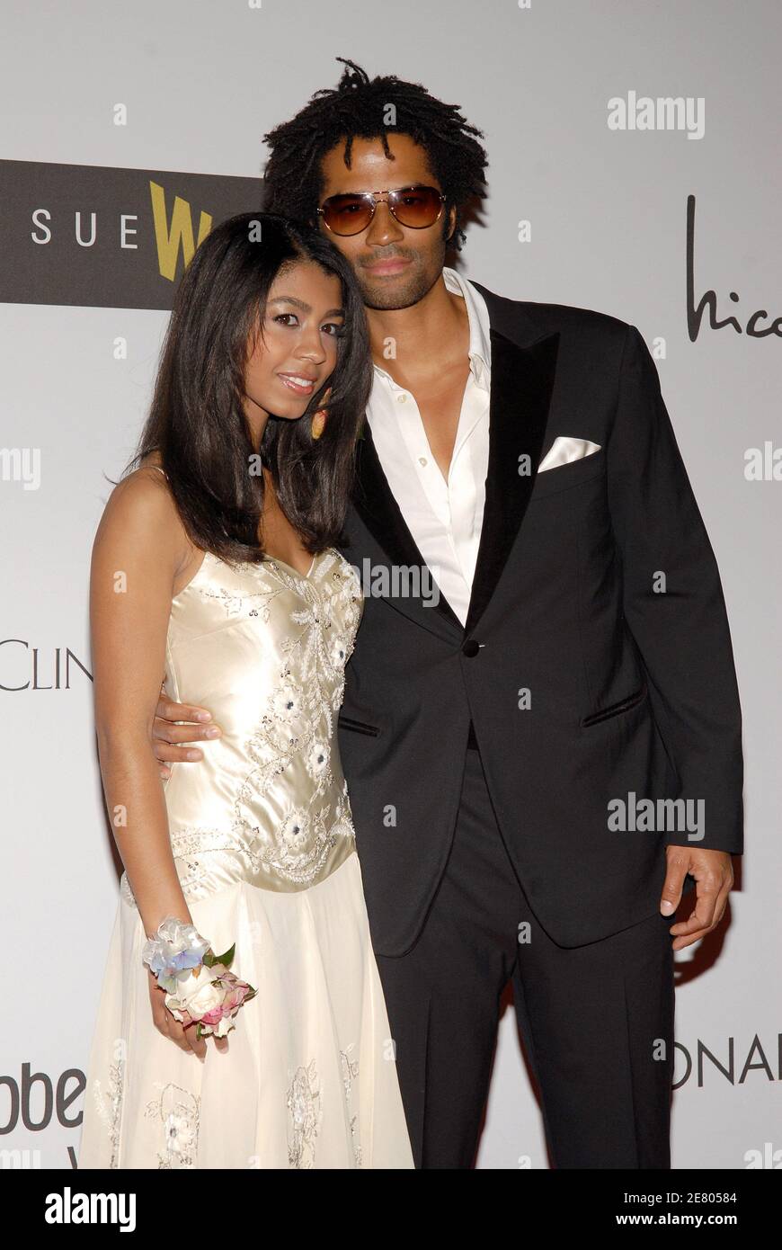 'Eric Benet and daughter India attend the first annual Planet Hope ''Class of Hope Prom 2007''. Planet Hope has created the prom initiative to help those in need fulfill their dream of attending the prom by raising funds and securing over 2,000 prom dresses and shoes to be distributed to students nation-wide. Los Angeles, April 21, 2007. Photo by Lionel Hahn/ABACAPRESS.COM' Stock Photo
