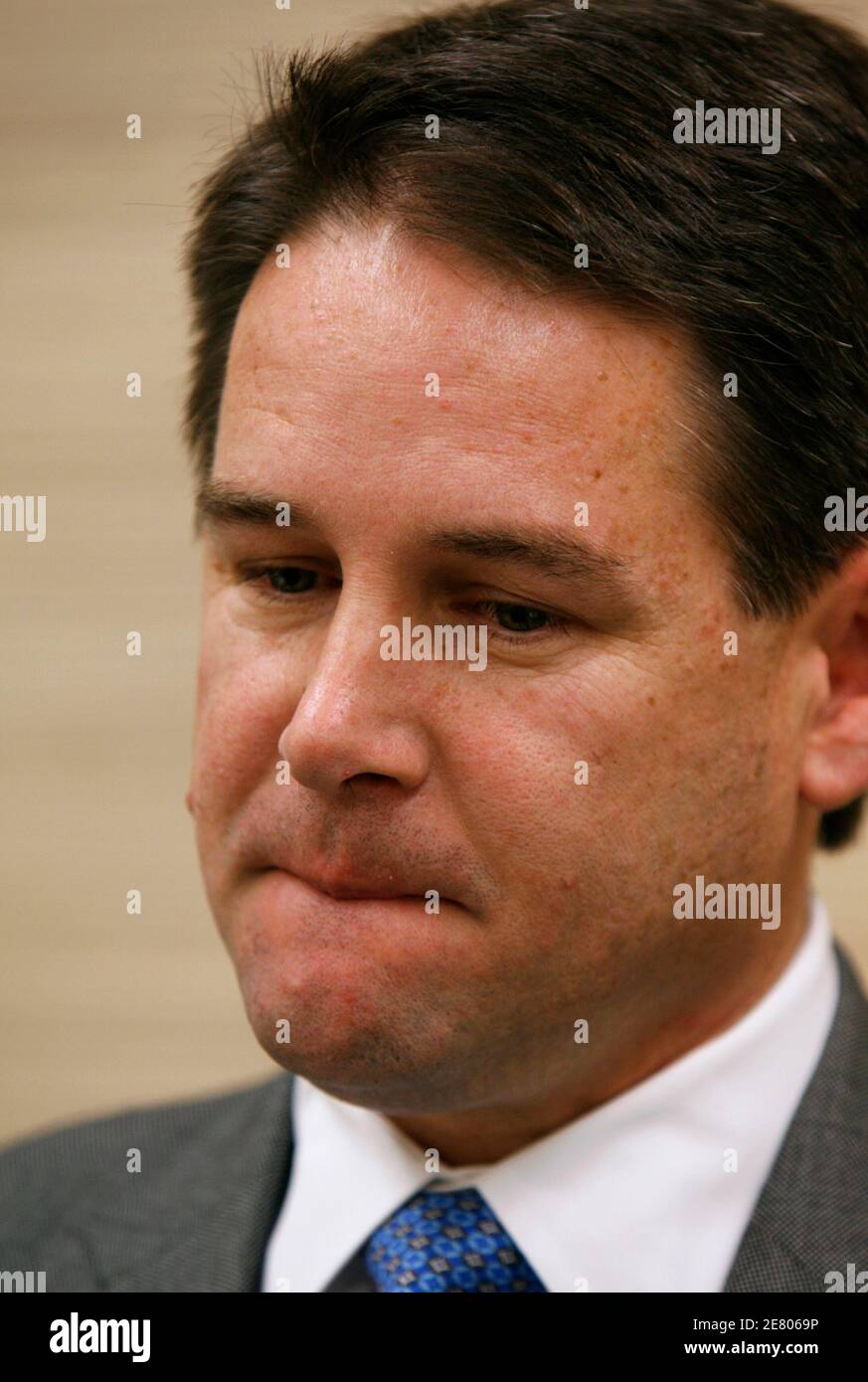 Paul Archey Senior Vice President For Major League Baseball Mlb Speaks During An Interview With Reuters In Tokyo January 22 08 Reuters Kiyoshi Ota Japan Stock Photo Alamy