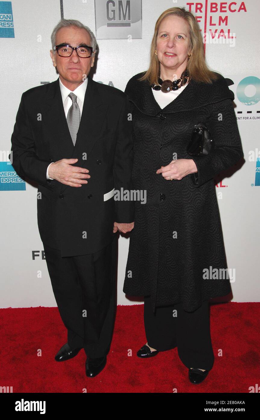Director Martin Scorsese and wife Helen Morris attend the opening night premiere of 'SOS' at the 2007 Tribeca Film Festival on Wednesday, April 25, 2007 in New York City, USA. Photo by Gregorio Binuya/ABACAPRESS.COM Stock Photo