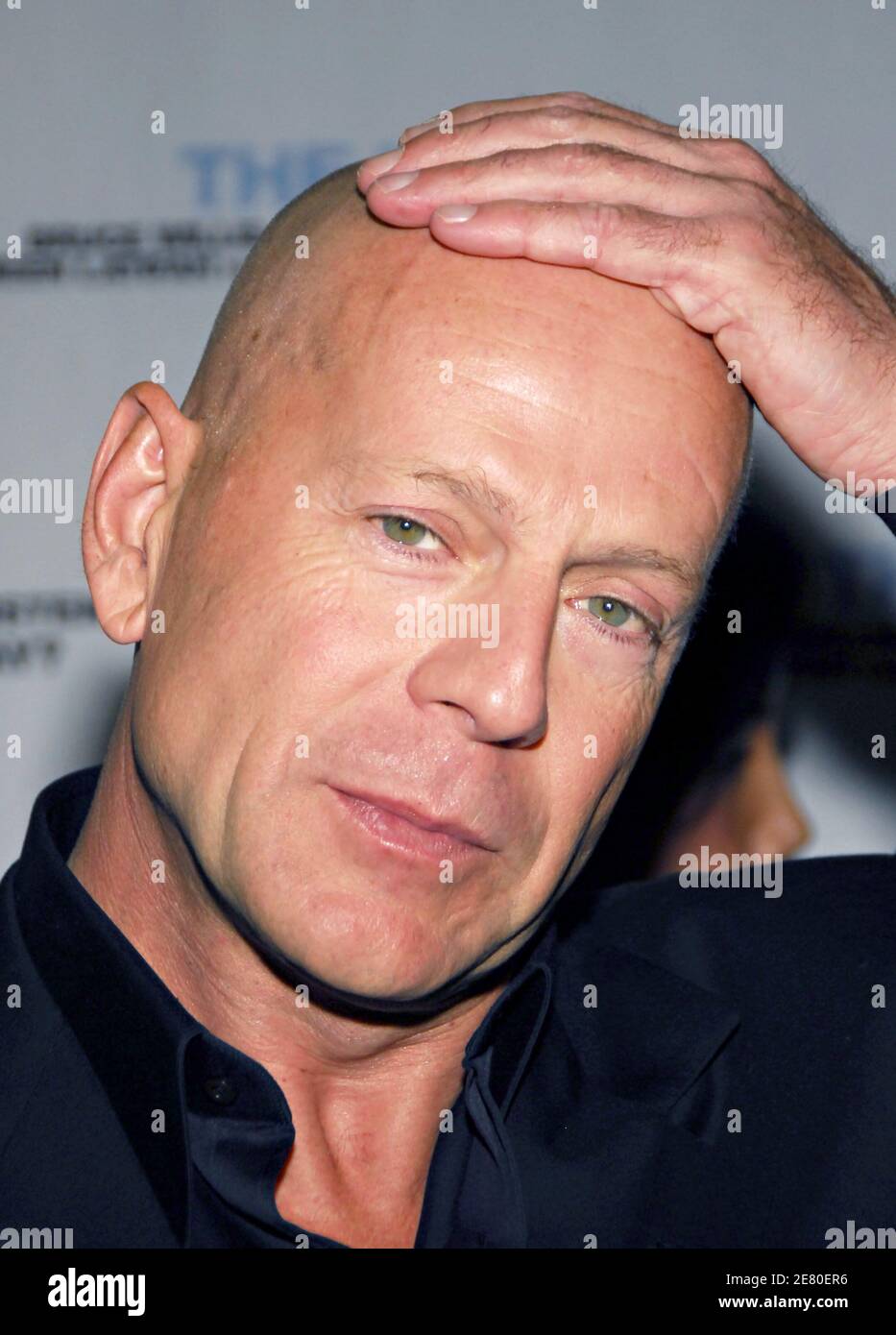 Film Executive Producer Bruce Willis arrives for the premiere of 'The Hip Hop Project' at the Clearview Chelsea West Theater, in New York City, NY, USA, on April 30, 2007. Photo by Donna Ward/ABACAPRESS.COM Stock Photo