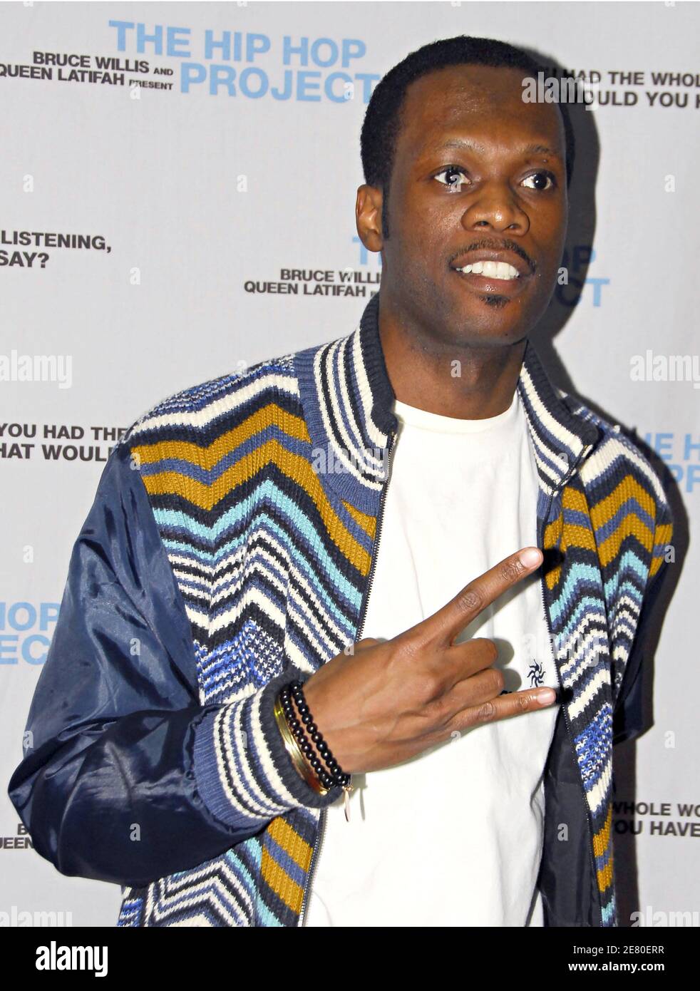 Pras of the Fugees arrives for the premiere of 'The Hip Hop Project' at the Clearview Chelsea West Theater in New York City, NY, USA, on April 30, 2007. Photo by Donna Ward/ABACAPRESS.COM Stock Photo