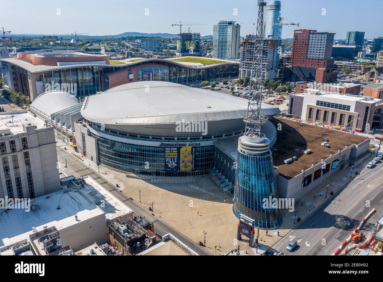 Bridgestone Arena, Nashville, TN, USA Stock Photo
