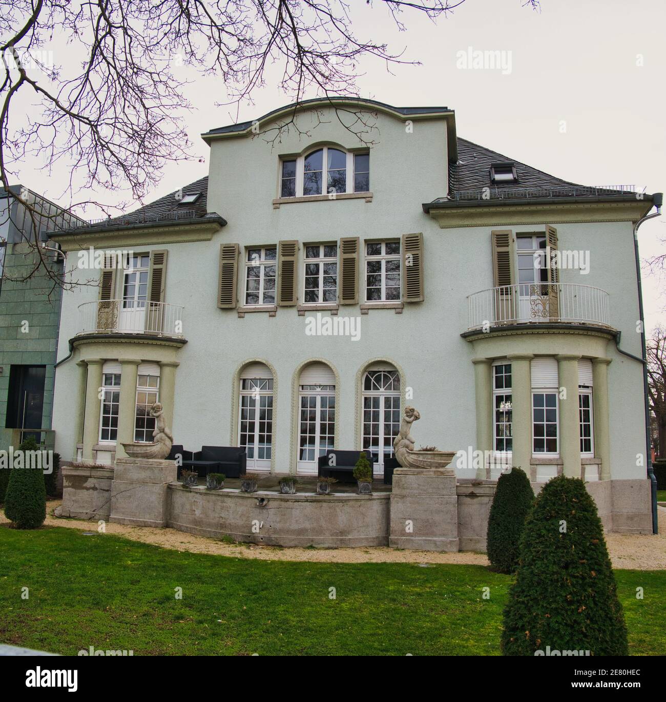 Villa from the time of the industrial magnates in the 19th century in Rüsselsheim Stock Photo