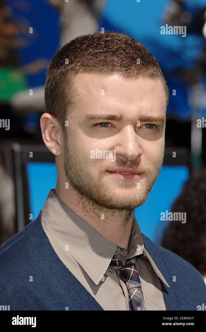 Justin Timberlake attends the ‘Shrek the Third’ premiere at the Mann