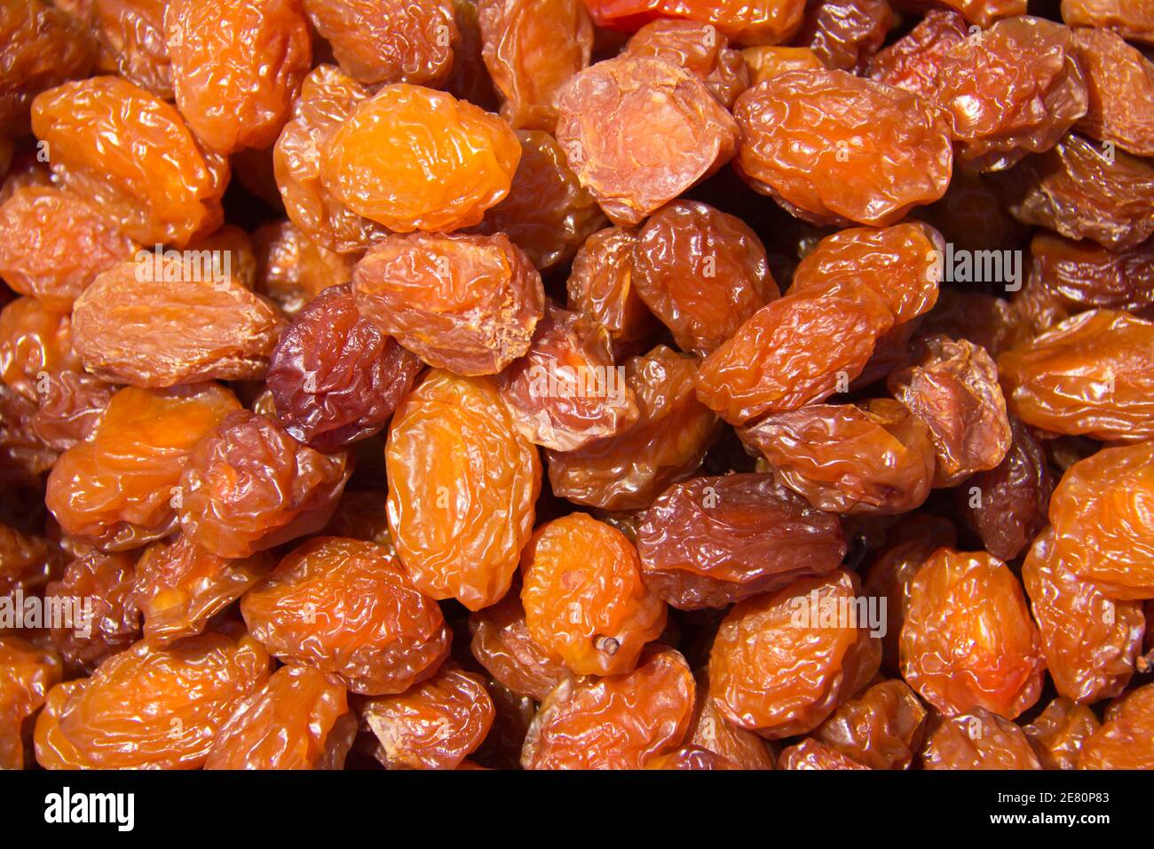 Dried plums Stock Photo