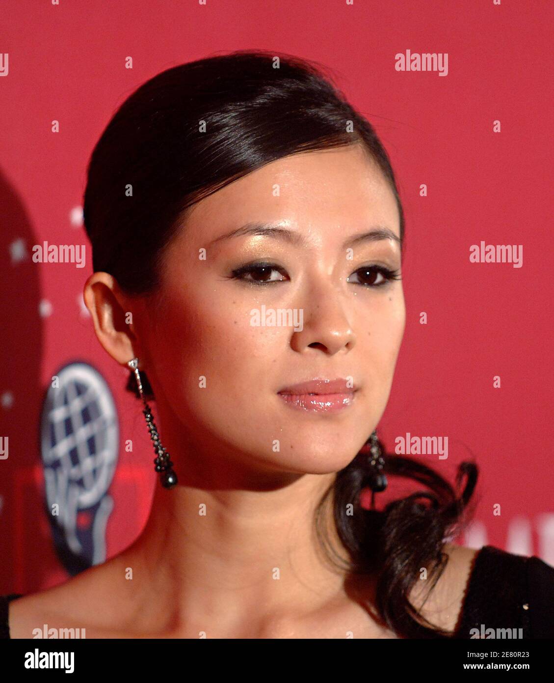 Ziyi Zhang arrives for the Time's 100 Gala at Jazz at Lincoln Center in New York City, NY USA on May 8, 2007, to celebrate the magazine's list of the 100 most influential people in the World. Photo by Olivier Douliery/ABACAPRESS.COM Stock Photo