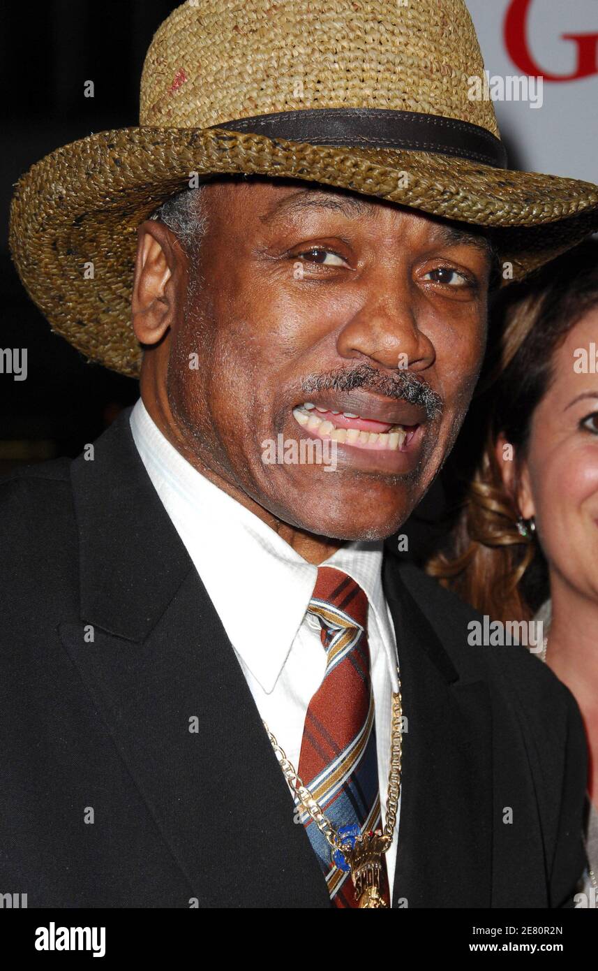 Boxer Joe Frazier attends the premiere of 'Georgia Rule' held at the Ziegfeld Theatre in New York City, NY, USA on Tuesday, May 8, 2007. Photo by Gregorio Binuya/ABACAPRESS.COM Stock Photo