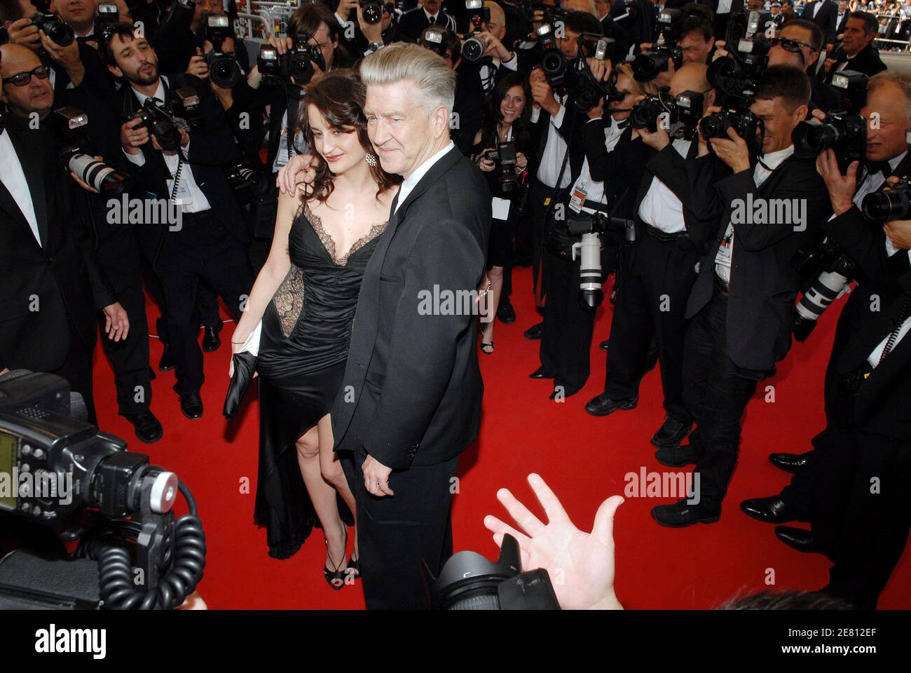 US director David Lynch and his girlfriend Mary Sweeney arrive to the ...