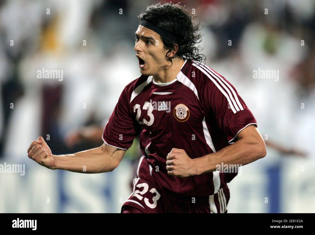 Qatar S Sebastian Quintana Celebrates After Scoring Against The United Arab Emirates During Their 15th Asian Games Men S Group A Second Round Soccer Match In Doha December 5 06 Reuters Fadi Al Assaad Qatar Stock Qatar S Sebastian Quintana Celebrates After Scoring Against The United Arab Emirates During Their 15th Asian Games Men S Group A Second Round Soccer Match In Doha December 5 06 Reuters Fadi Al Assaad Qatar Stock