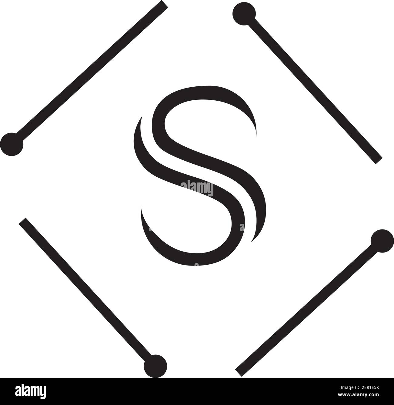Letter S Business corporate abstract unity vector logo design template ...