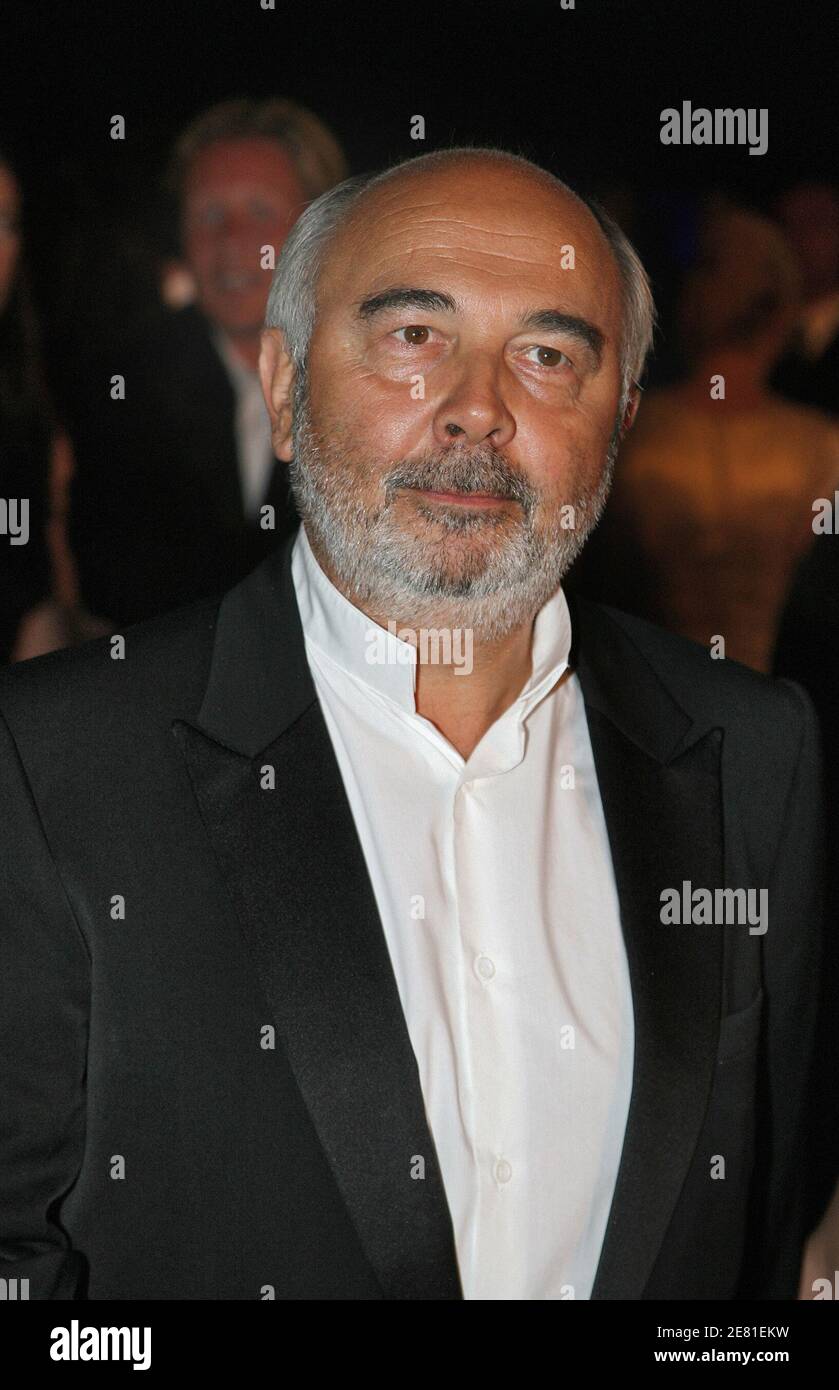 French actor Gerard Jugnot attends 'Le scaphandre et le papillon' (The Diving Bell and the Butterfly) after party during the 60th International Flm Festival in Cannes, France on May 22, 2007. Photo by Denis Guignebourg/ABACAPRESS.COM Stock Photo