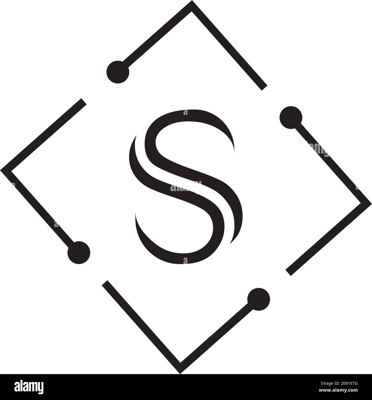 Letter S Business corporate abstract unity vector logo design template ...