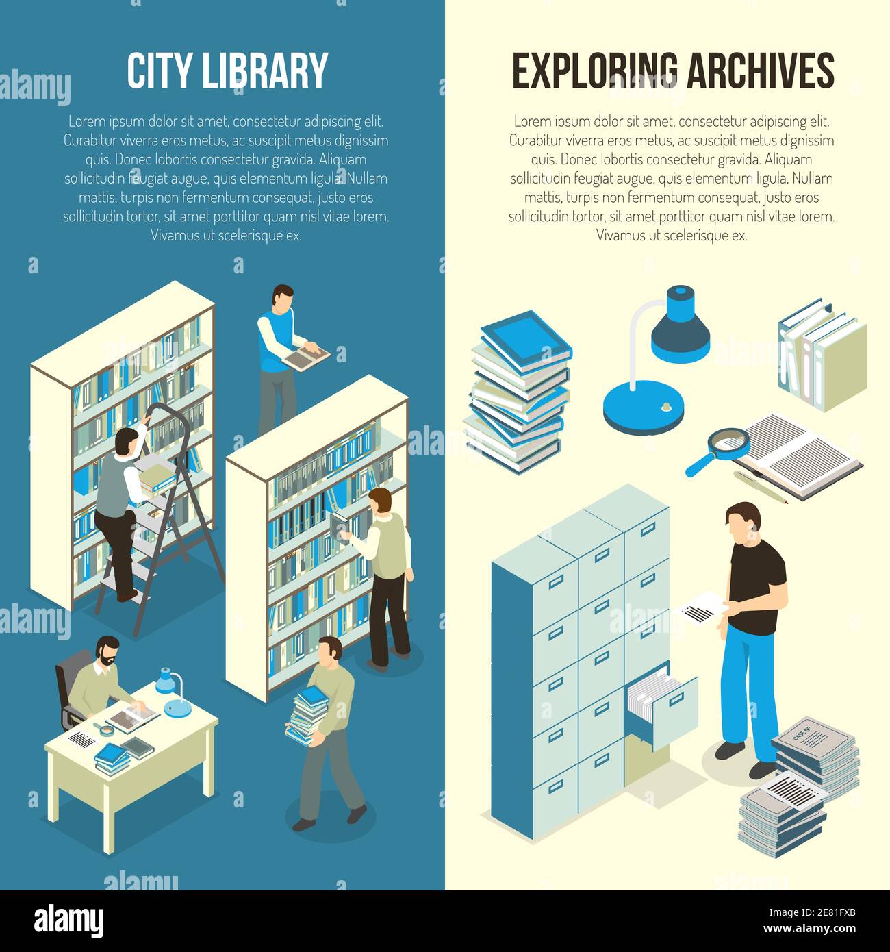 Public city library and academic scientific research documents archive ...