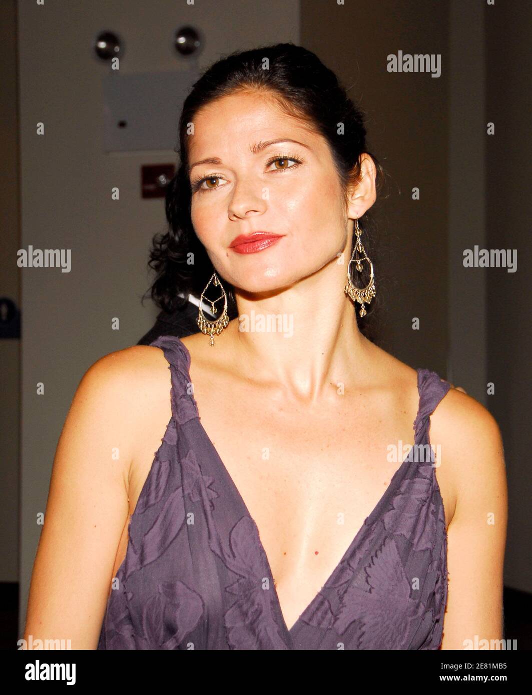 Actress Jill Hennessy attends the Brittania Ball on the Queen Elizabeth 2 cruise ship at the Brooklyn Cruise Terminal in Red Hook Brooklyn on Thursday, May 24, 2007 in New York. Photo by Donna Ward/ABACAPRESS.COM Stock Photo