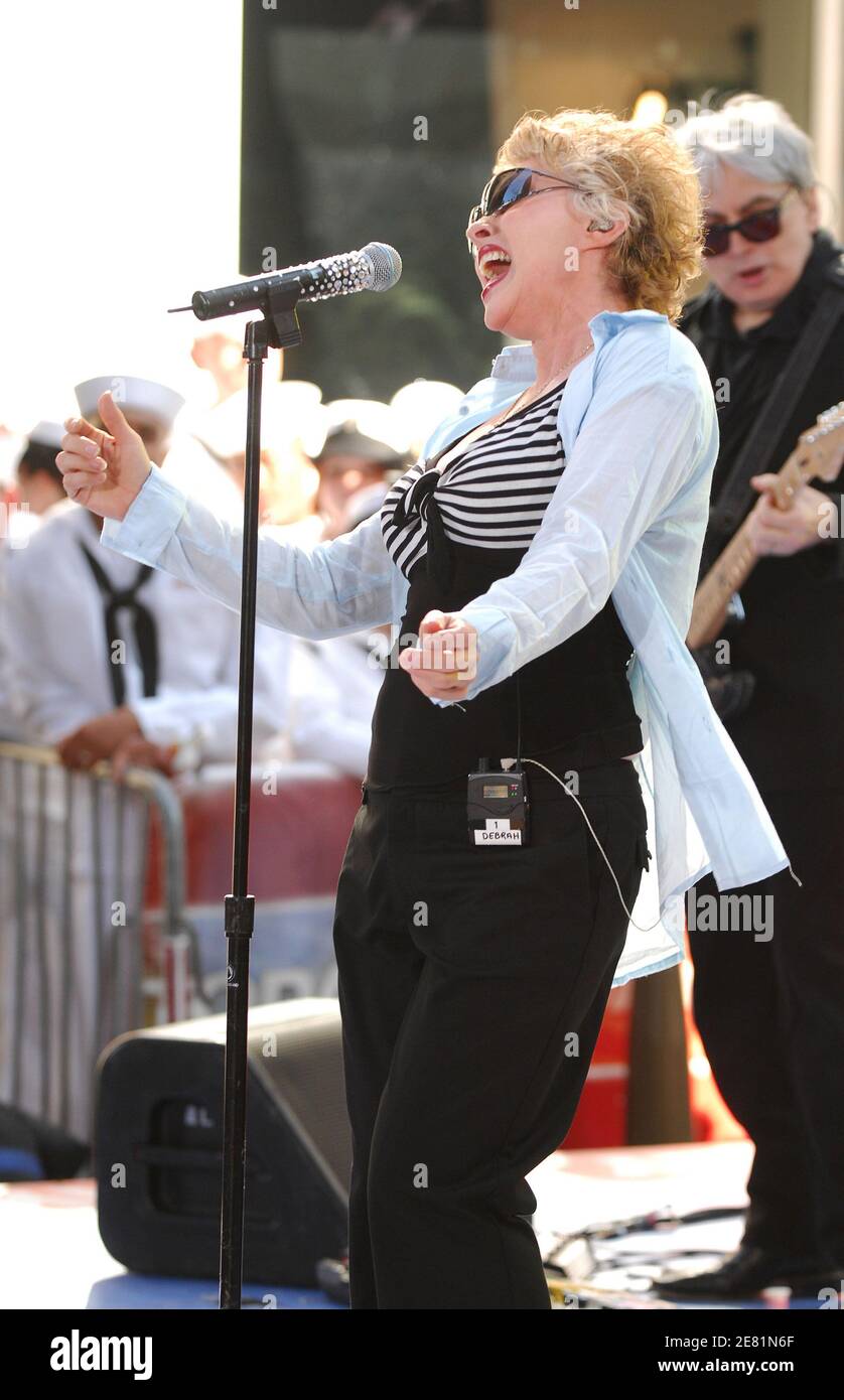 Singer Deborah Harry of Blondie performs on the NBC 'Today' Show summer ...