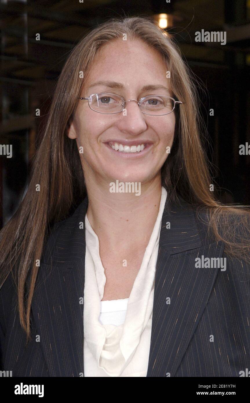French tennis player Mary Pierce arrives in the 'Village', the VIP area of the French Open at Roland Garros arena in Paris, France on May 30, 2007. Photo by ABACAPRESS.COM Stock Photo