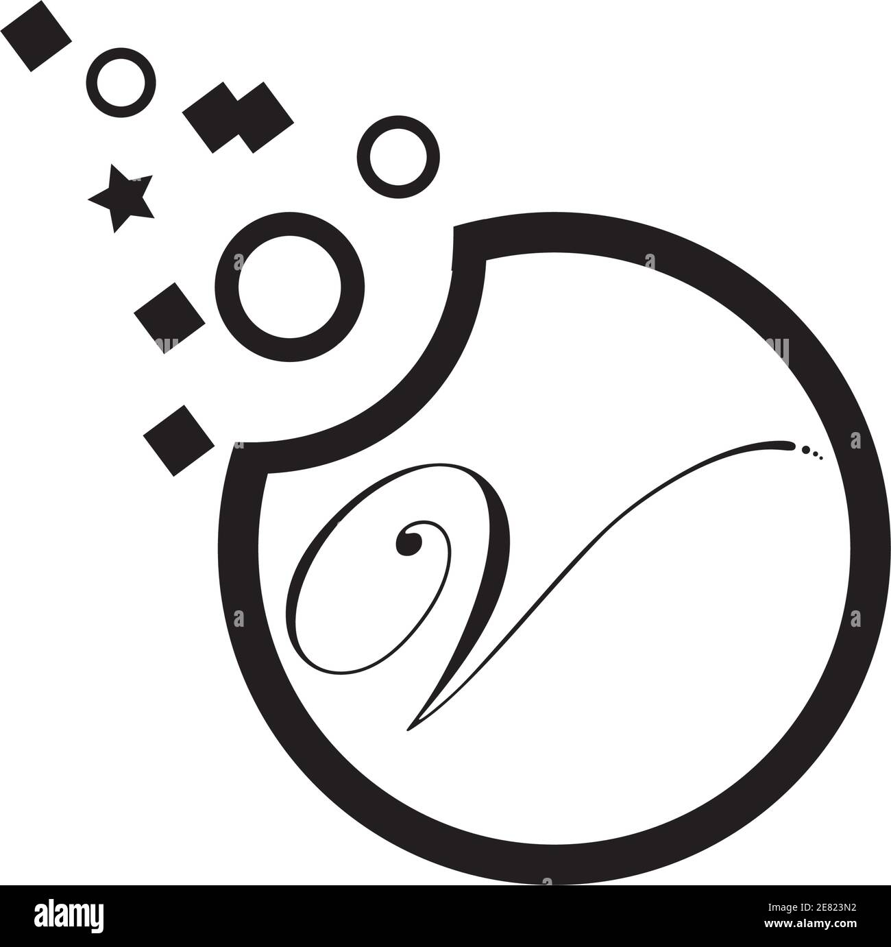 letter V logo vector illustration design template Stock Vector Image ...