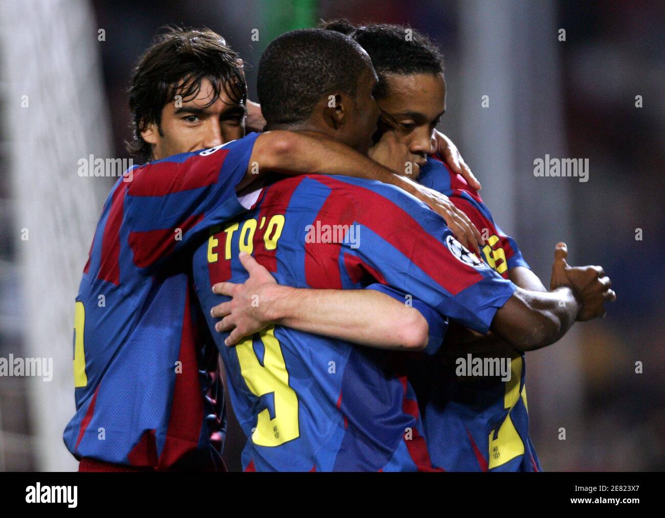 Ronaldinho messi eto'o hi-res stock photography and images - Alamy