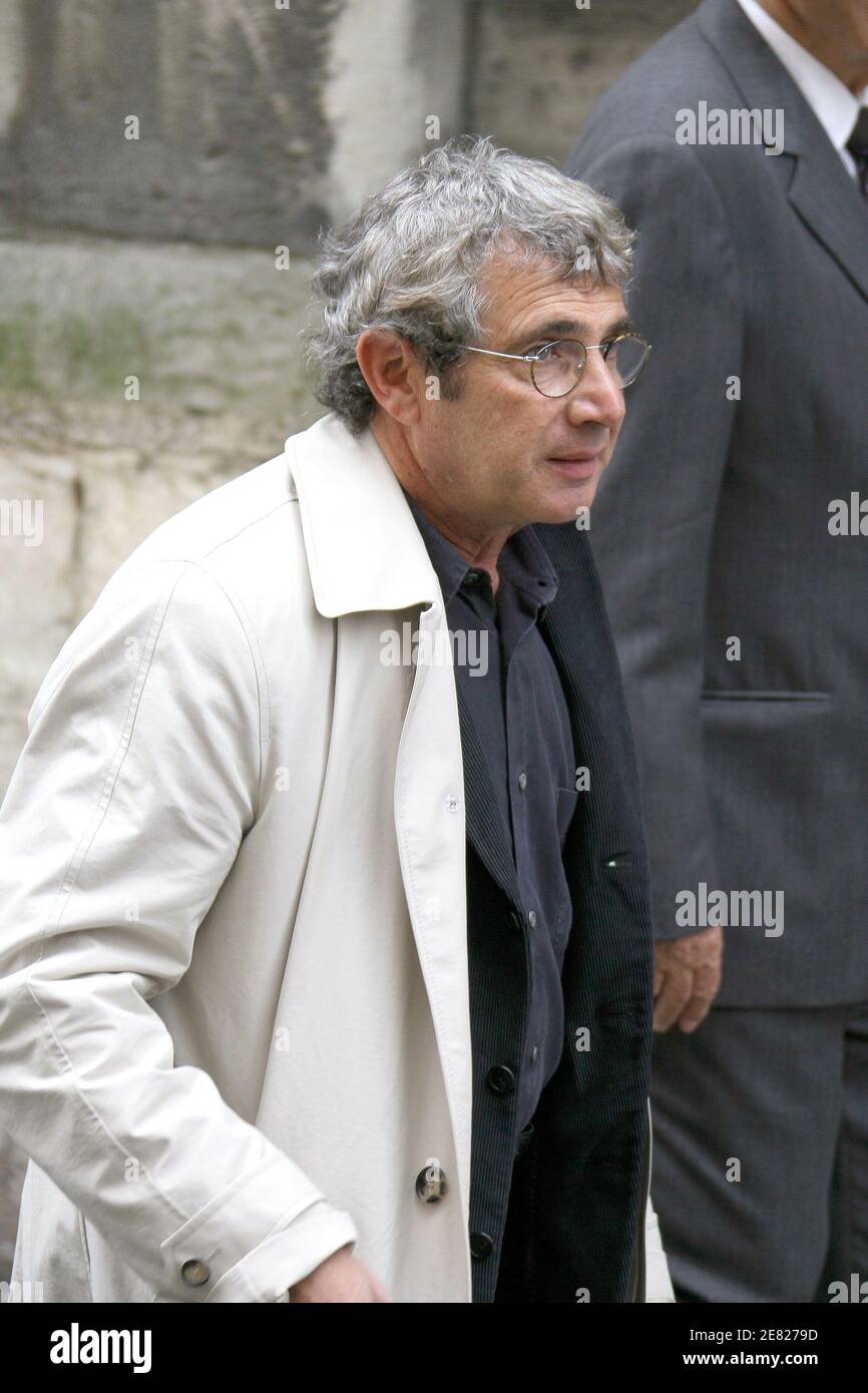 Funeral Mass for French actor JeanClaude Brialy in Paris Stock Photo