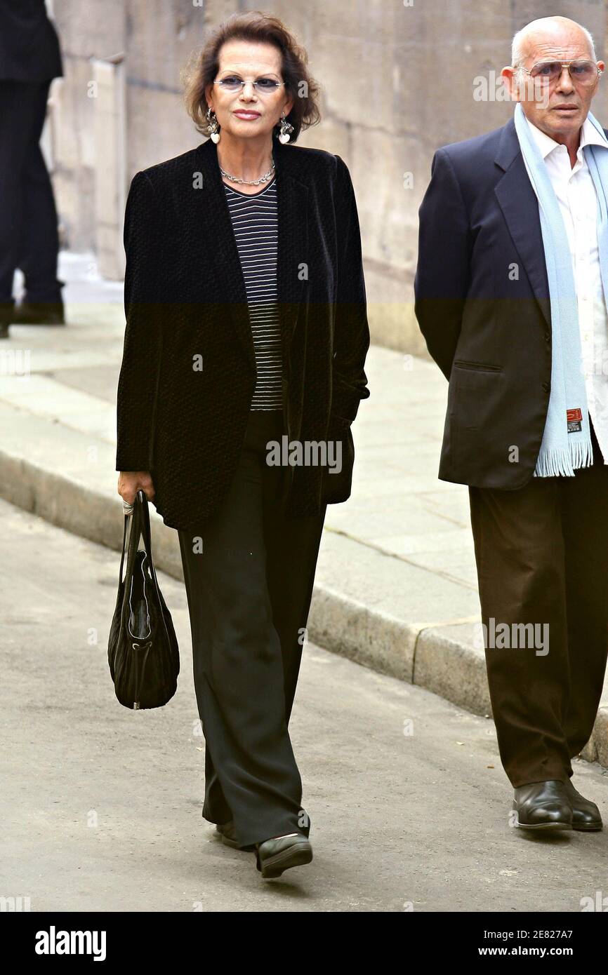 Funerals Mass for French actor JeanClaude Brialy Paris Stock Photo