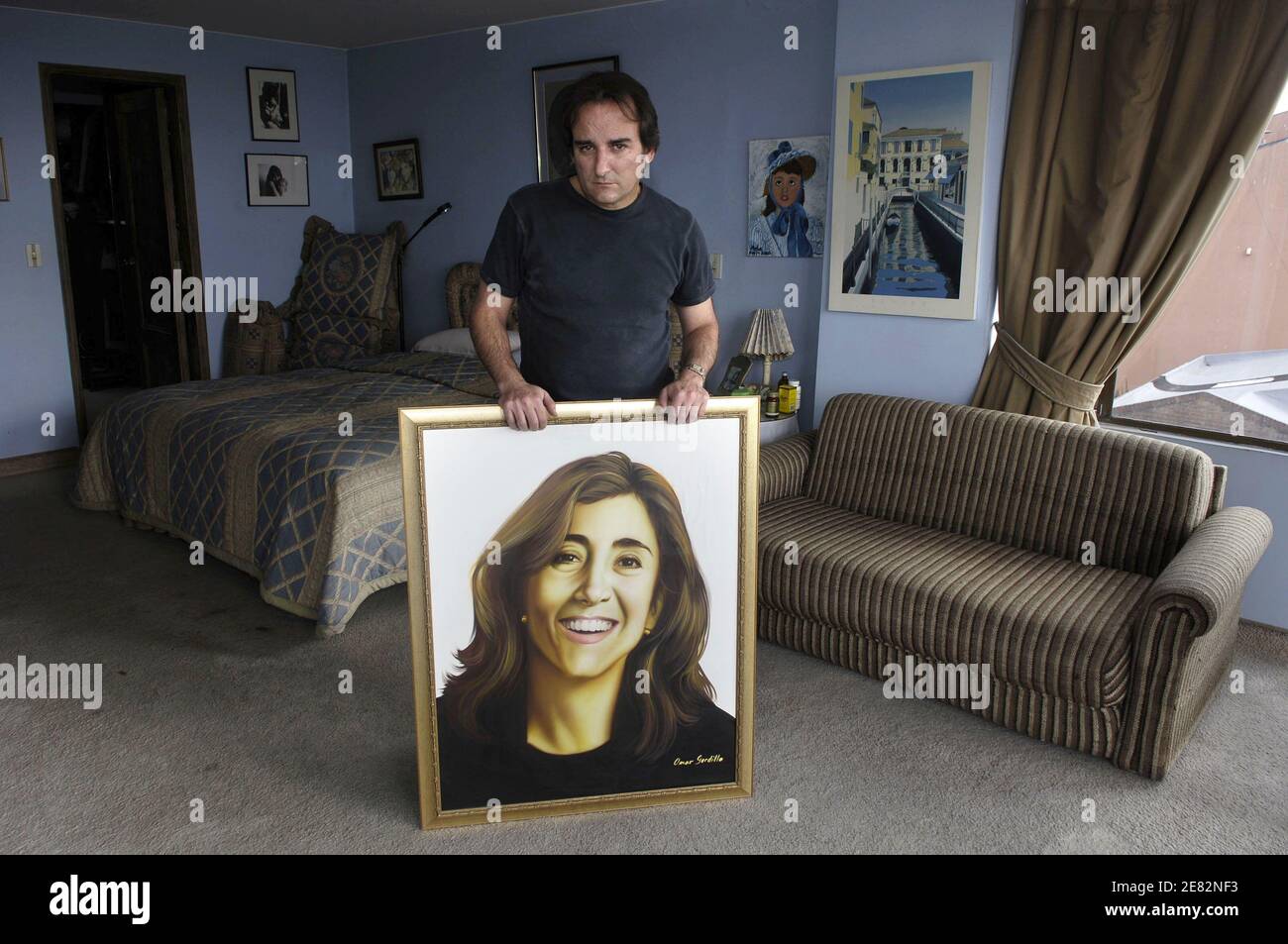 Ingrid Betancourt's husband Juan-Carlos Lecompte poses in his ...