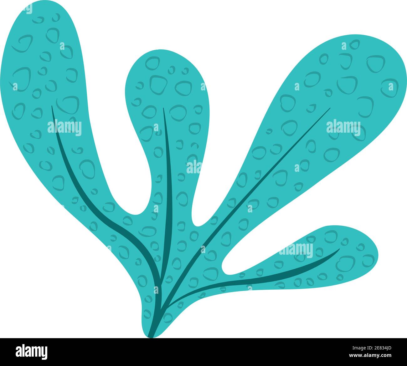 tropical leaf foliage natural abstract style icon vector illustration ...