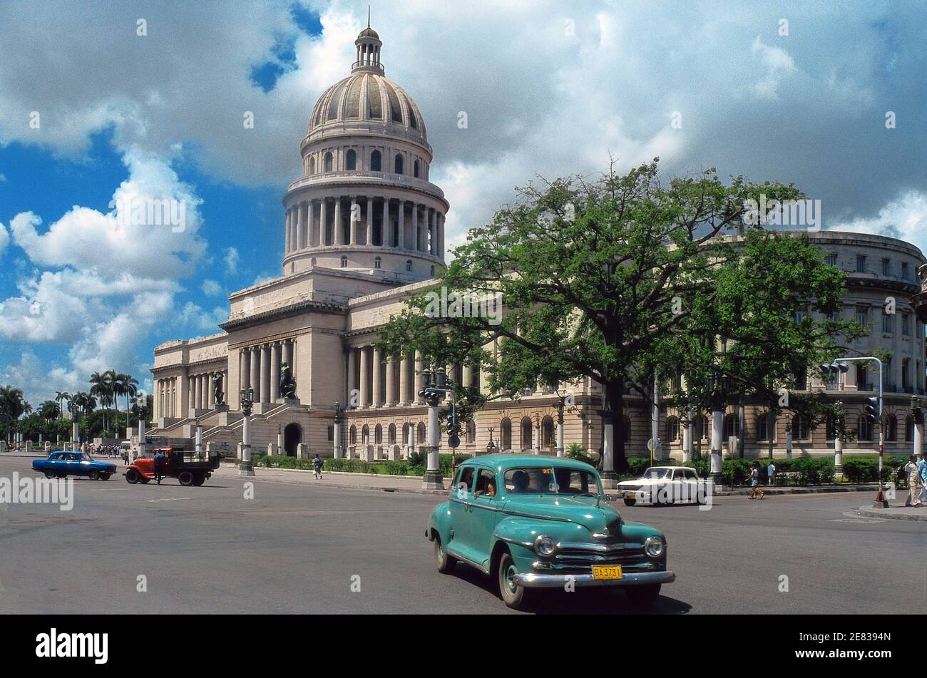 Havana Capitol - Cuba 1998 (Photo on photographic film) Stock Photo