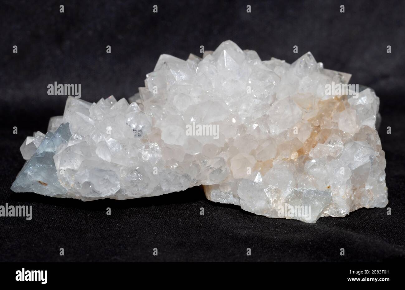 Quartz with Fluorite Blanchard Mine, New Mexico Stock Photo Alamy