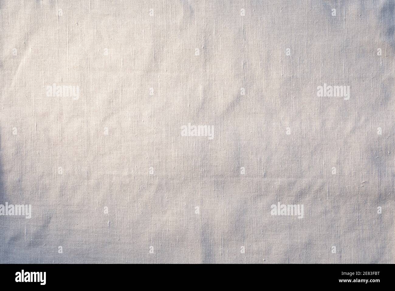 Texture of gray linen napkin Stock Photo
