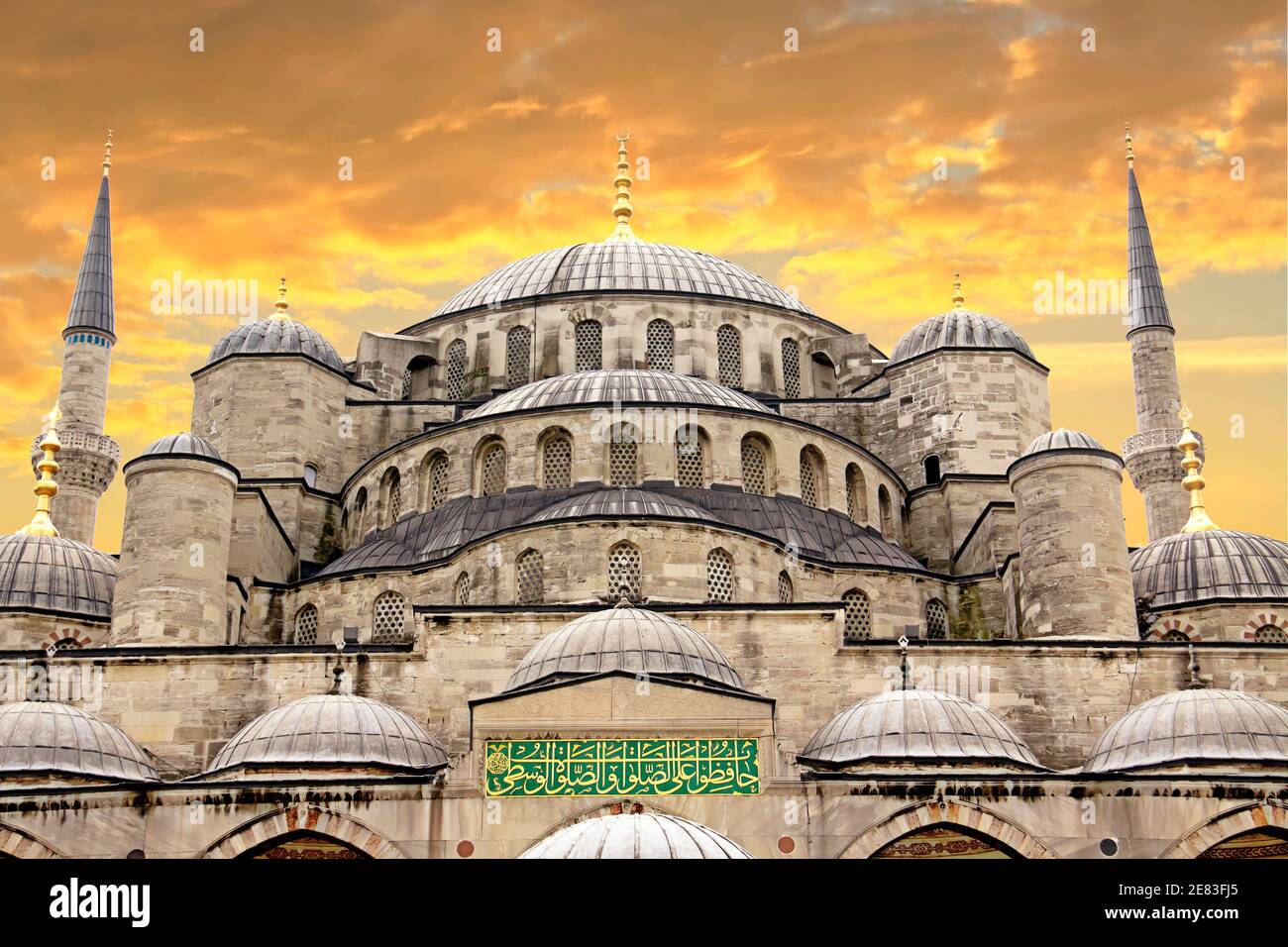 Blue mosque, Istanbul, Turkey Stock Photo