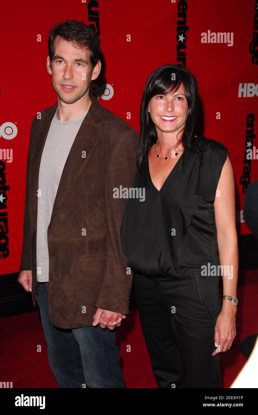 Series creator Doug Ellin and wife attends the Fourth Season Premiere