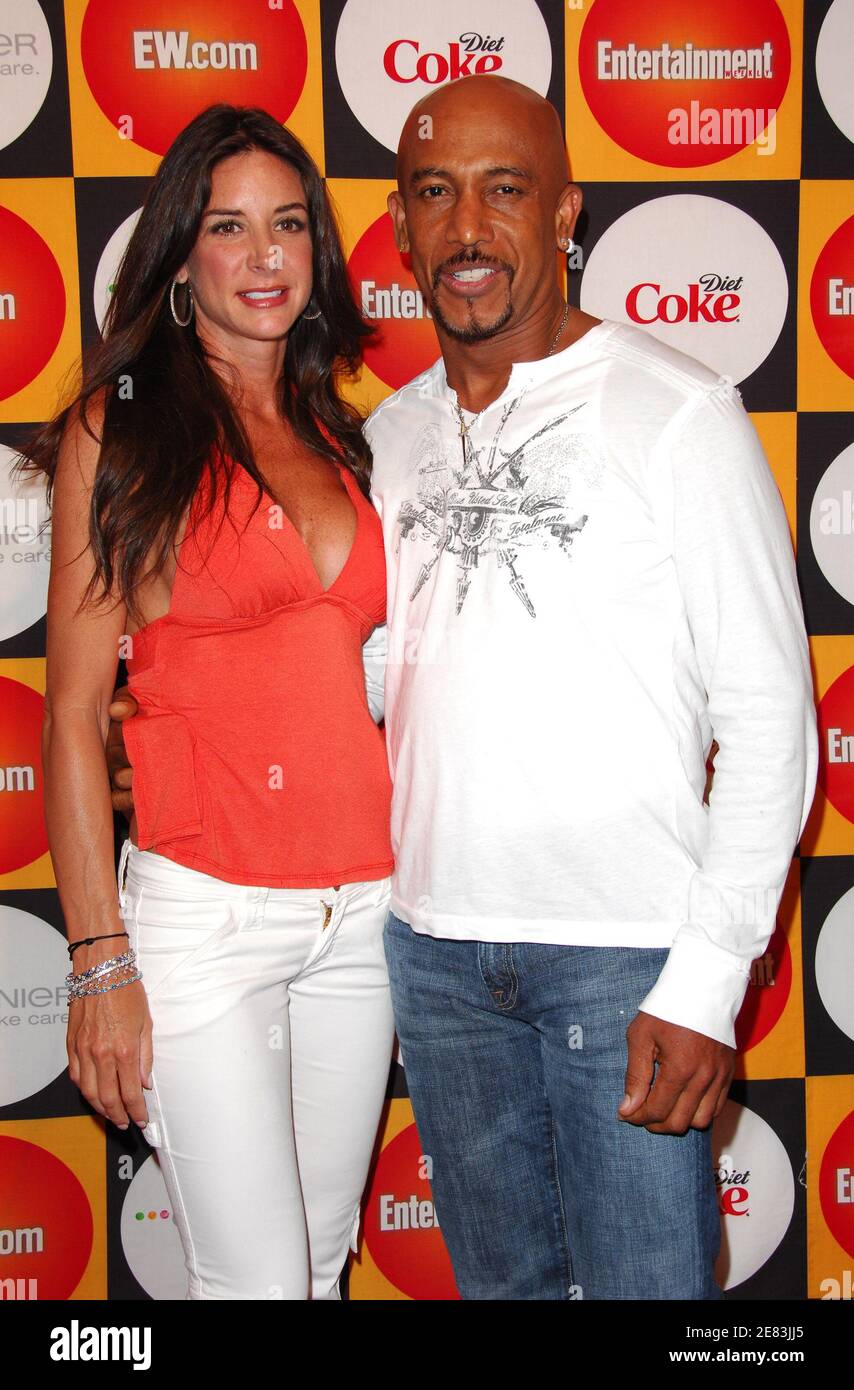 Television personality Montel Williams (R) and his fiance attend the Entertainment Weekly's Annual Must List Party held at Gotham Hall on Thursday, June 21, 2007 in New York City, USA. Photo by Gregorio Binuya/ABACAUSA.COM (Pictured: Montel Williams) Stock Photo