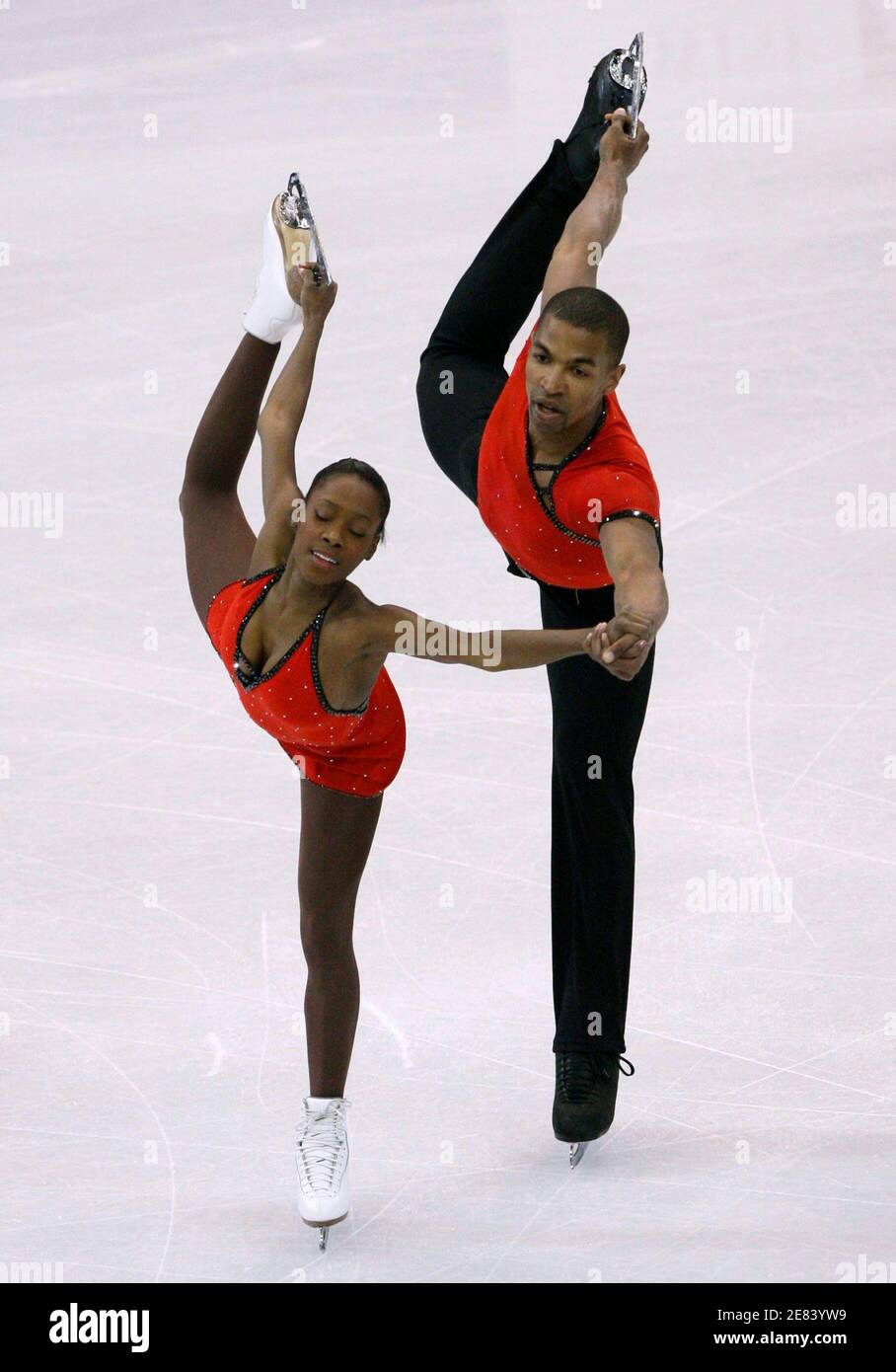 Vanessa james and yannick bonheur hires stock photography and images