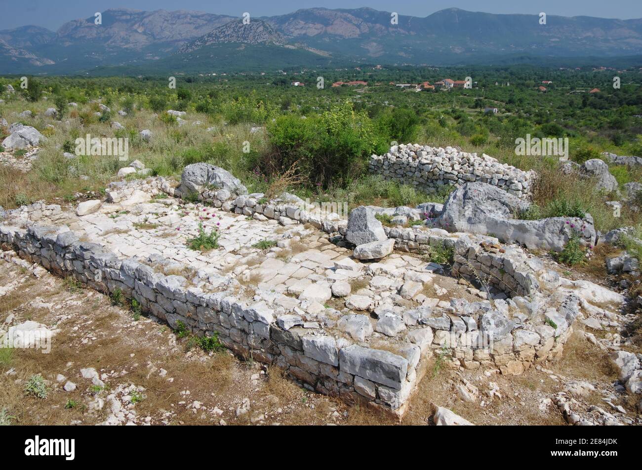 ruins of Sas Stari Grad, Montenegro Stock Photo
