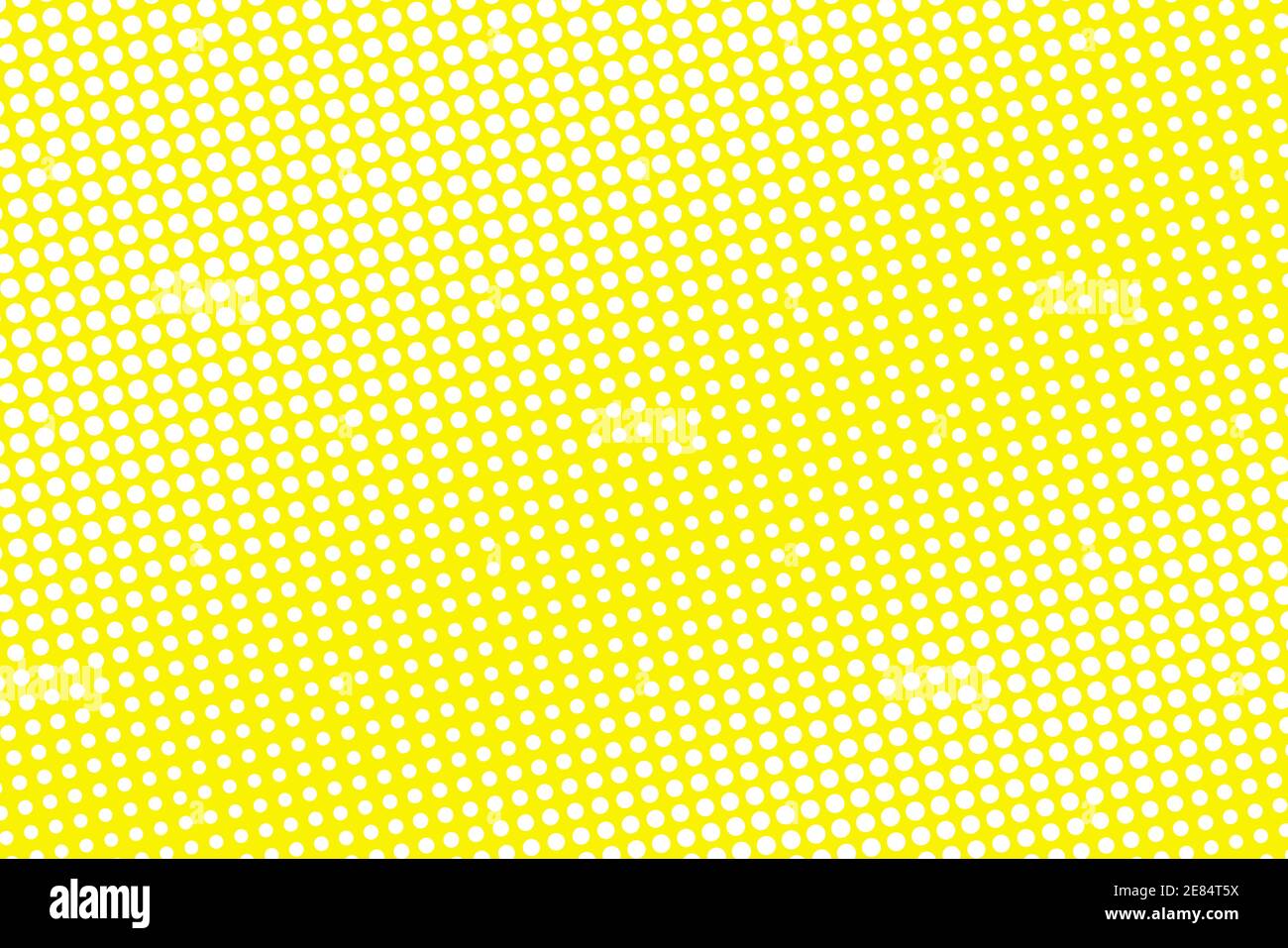 Yellow and white dotted halftone vector background. Subtle halftone