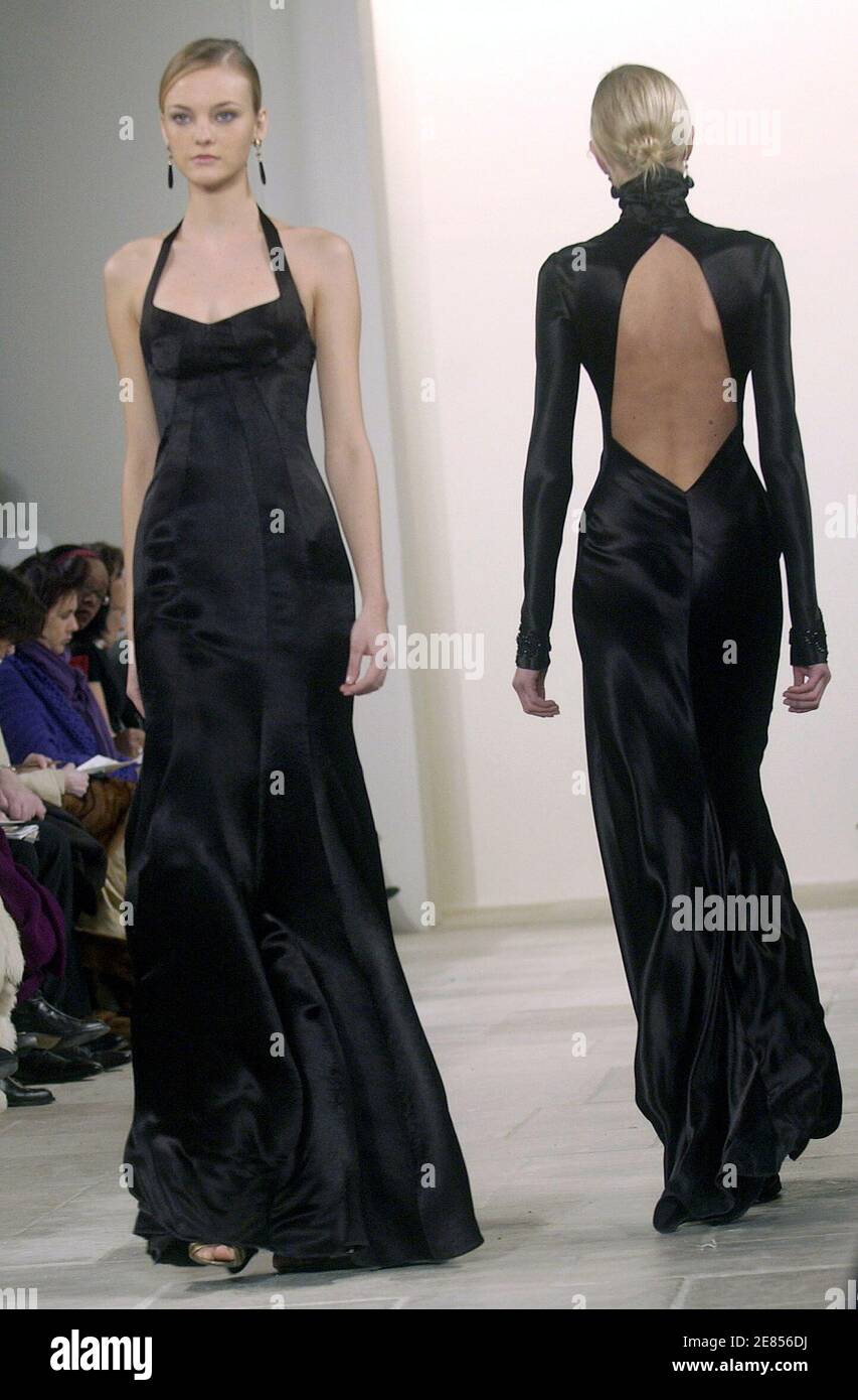 Models walk the runway at the Ralph Lauren Fall 2006 fashion show during  New York Fashion Week February 10, 2006 Stock Photo - Alamy