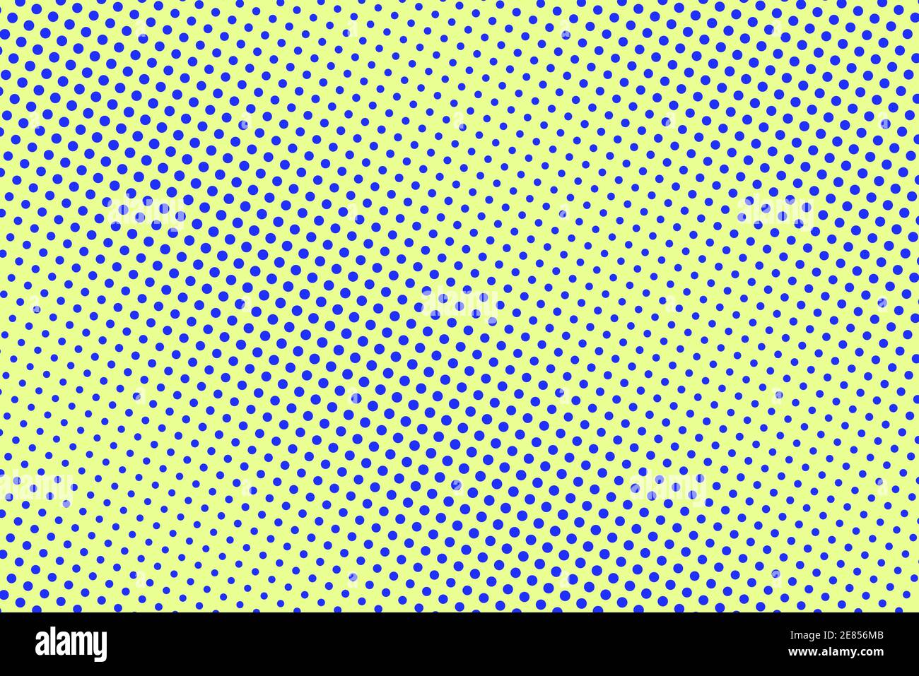 Blue and yellow dotted halftone vector background. Subtle halftone