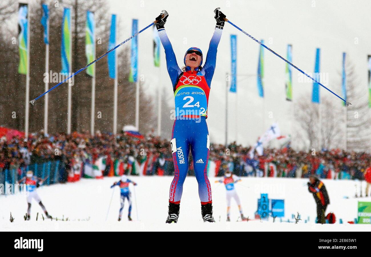 лыжная гонка финиш