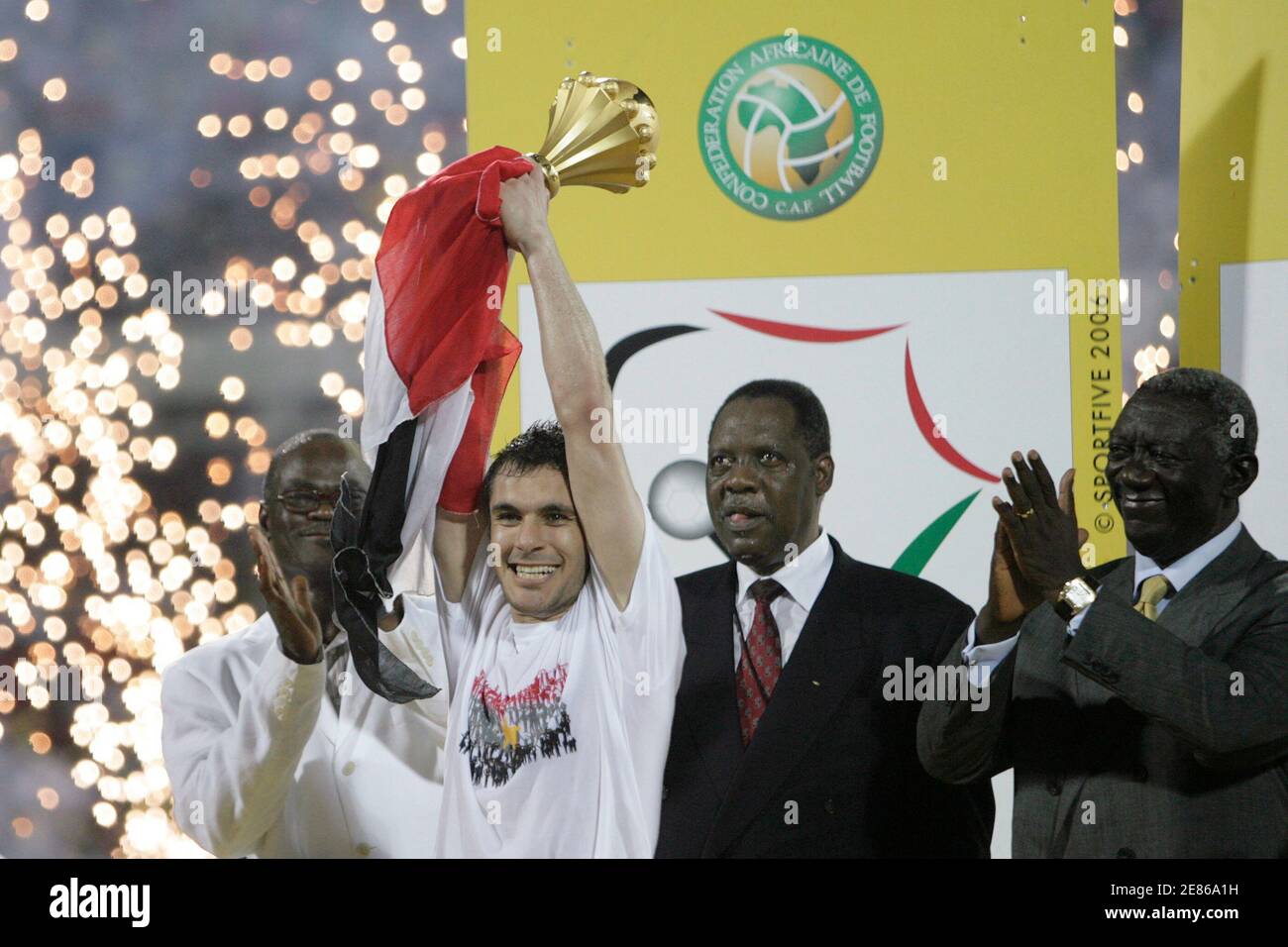 Ahmed hassan africa cup trophy hires stock photography and images Alamy