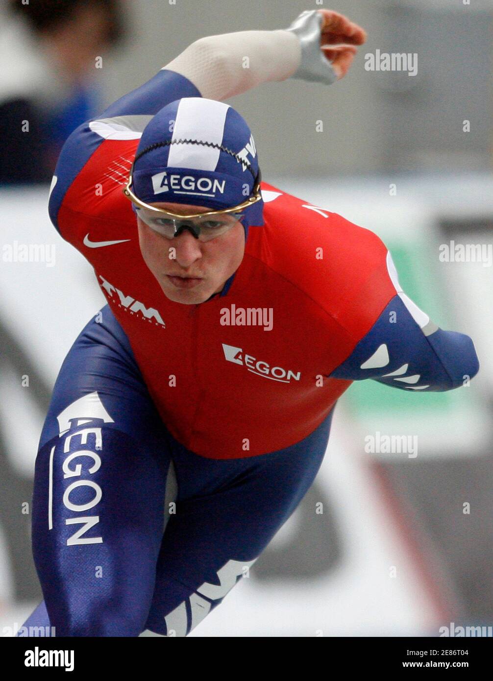 Sven Kramer of the Netherlands competes in the men's 5000m event at the ISU World Single