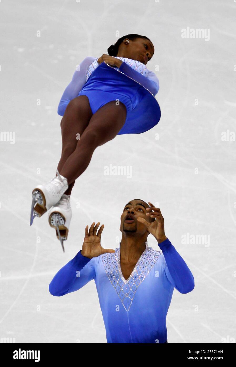 Vanessa james and yannick bonheur hires stock photography and images