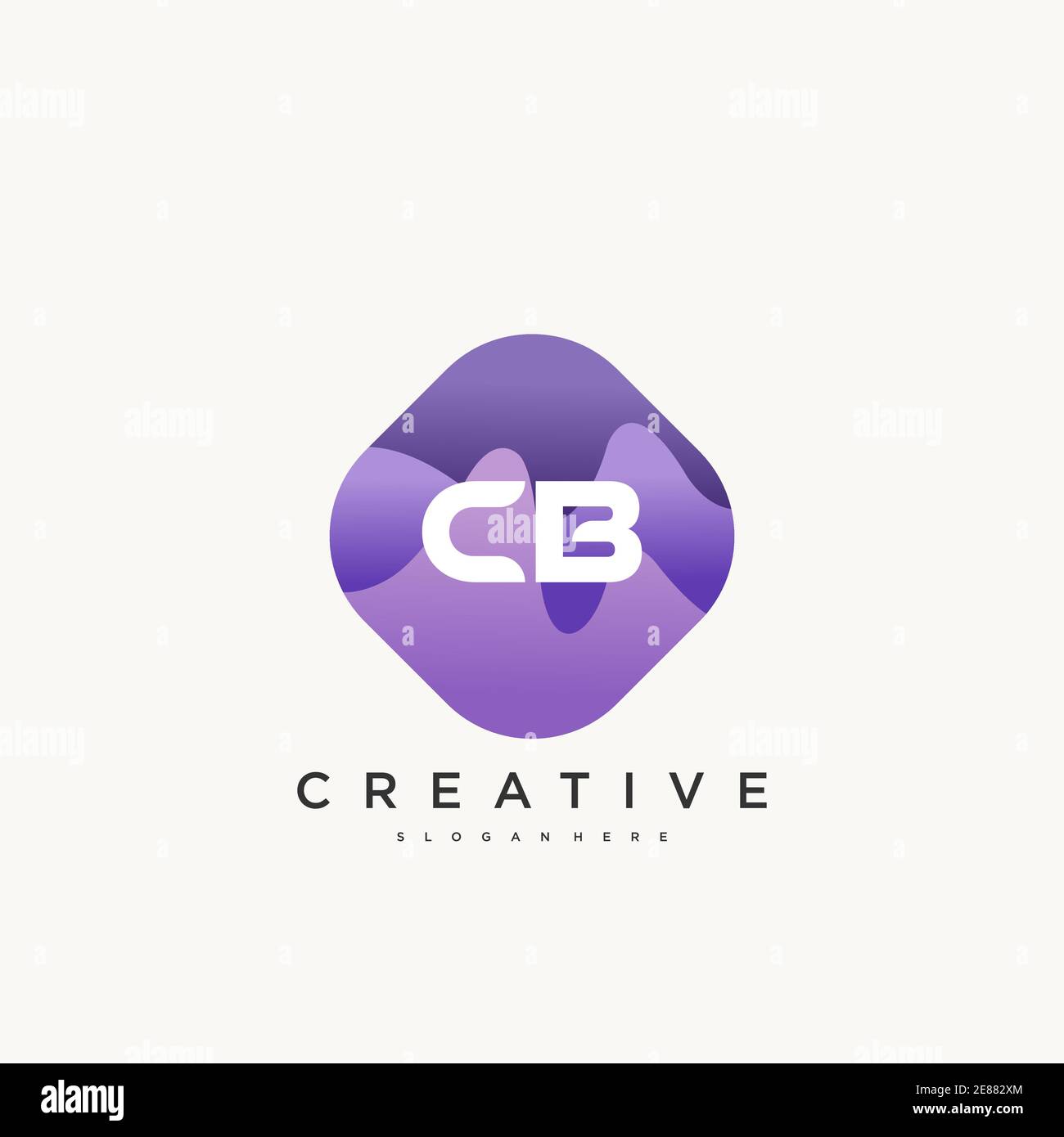 Cb letter design hi-res stock photography and images - Alamy