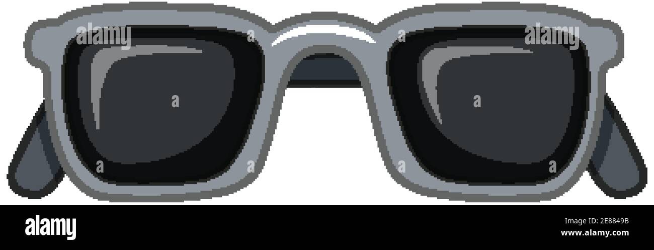 Isolated sunglasses on white background illustration Stock Vector Image ...