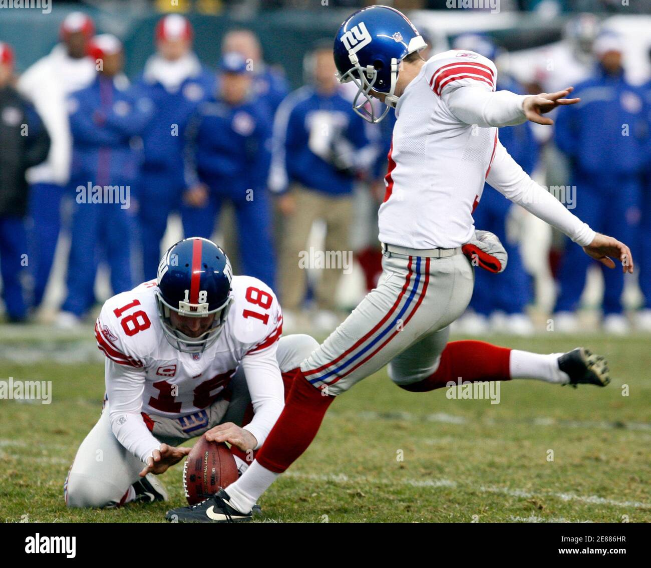 Football kicker in action hires stock photography and images Alamy