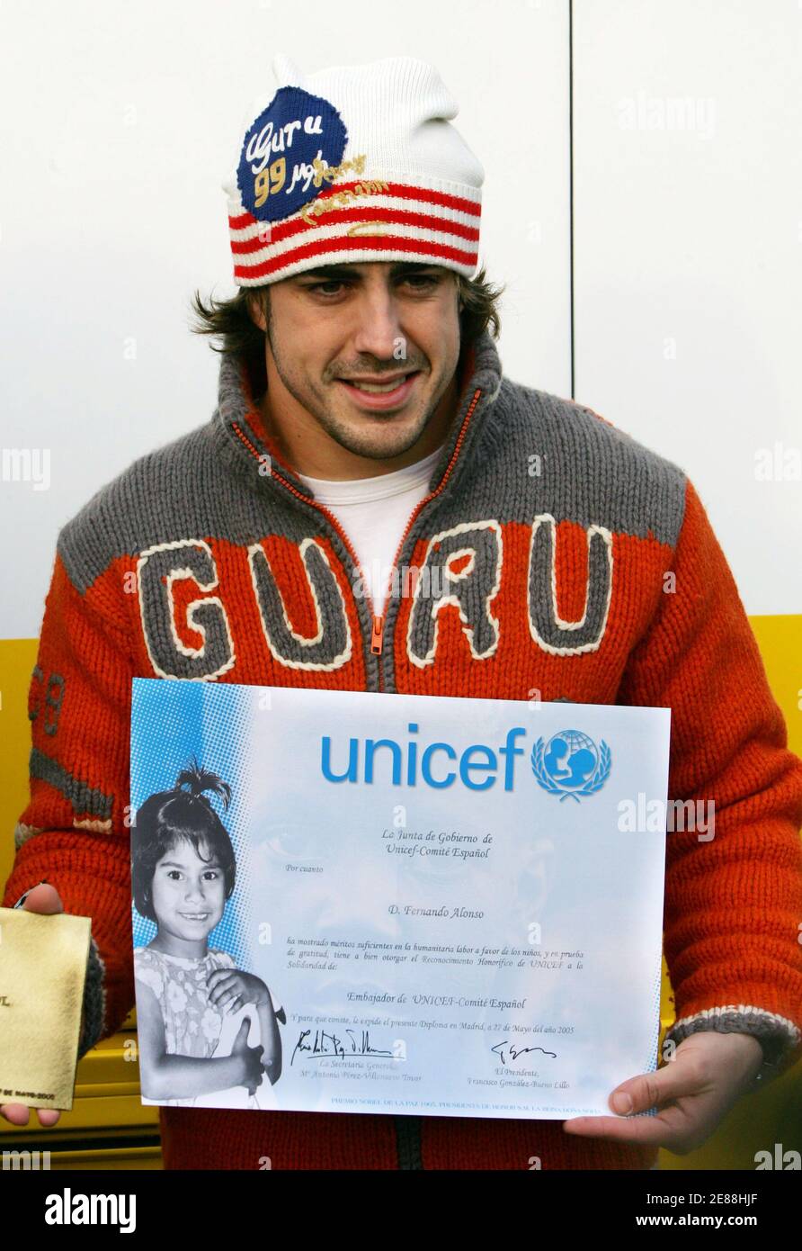 fernando alonso unicef