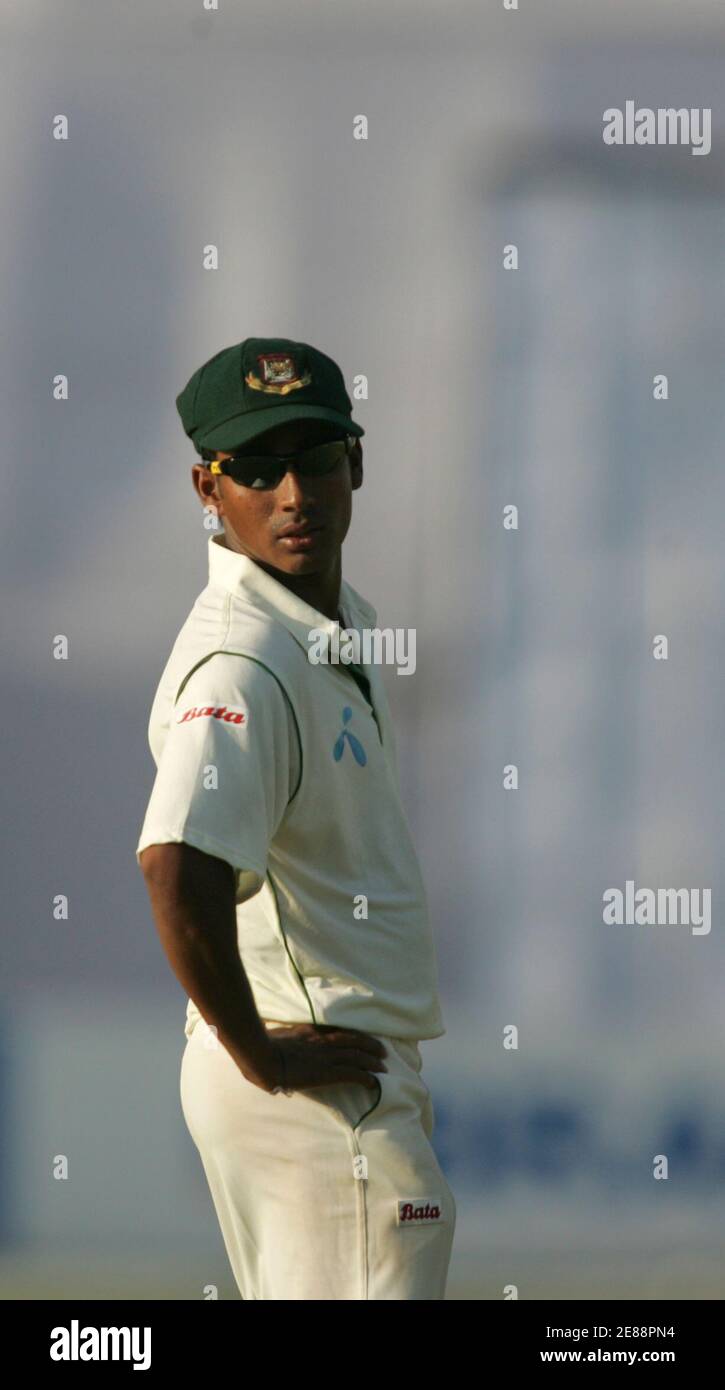 Bangladesh Cricket Captain Mohammad Ashraful Hi Res Stock Photography