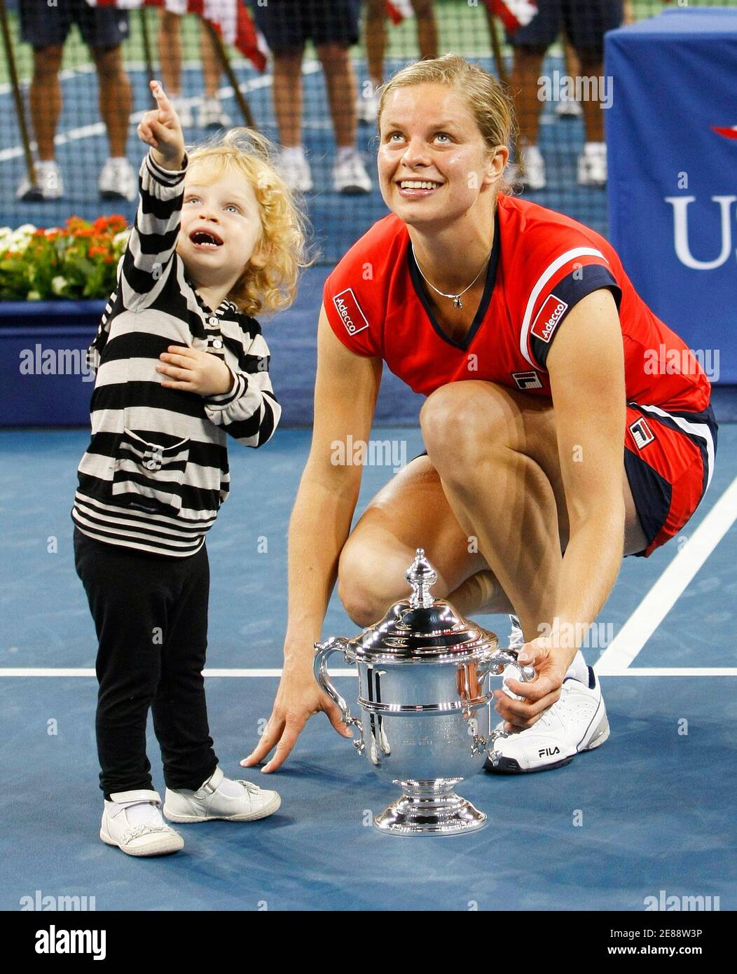 Kim clijsters and daughter hires stock photography and images Alamy(02)