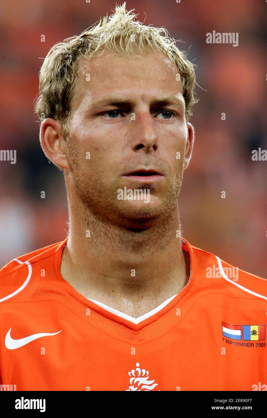 World Cup 2006 Preview Headshots Netherlands Player Tim De Cler Before An International World Cup Qualifier In Eindhoven September 7 2005 Reuters Jerry Lampen Stock Photo Alamy